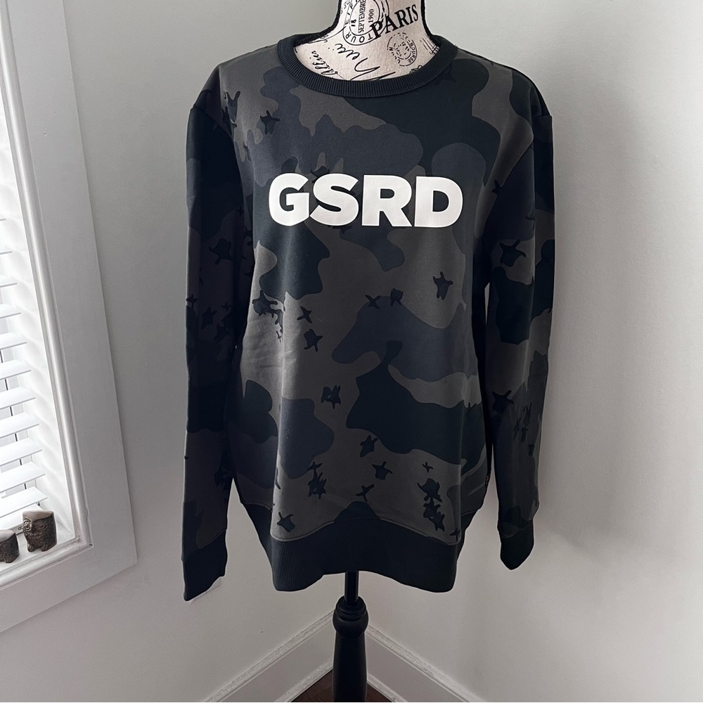 G Star Raw camouflage Sweater Size Large